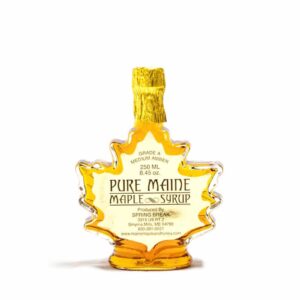 8.45 oz. Glass Maple Leaf